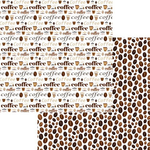 PREORDER - ships April: SSC DESIGNS Coffee Lover 12x12 Paper: Oh Beans