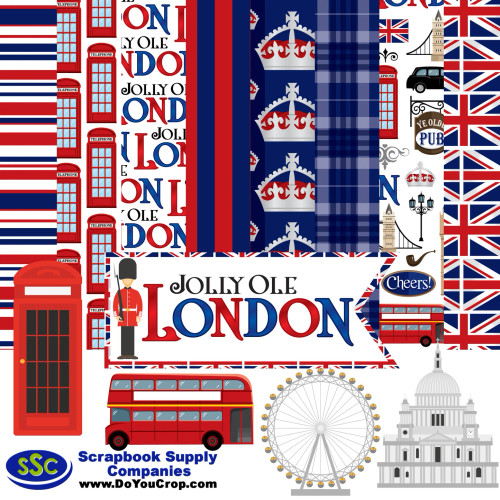 PREORDER - ships April: SSC DESIGNS Jolly Ole London Collection Kit