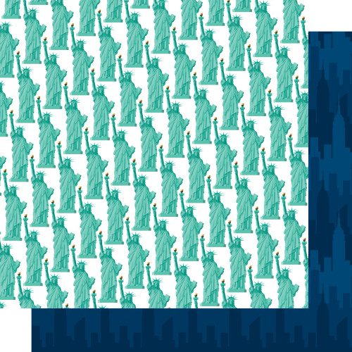 PREORDER - ships April: SSC DESIGNS New York 12x12 Paper: Lady Liberty