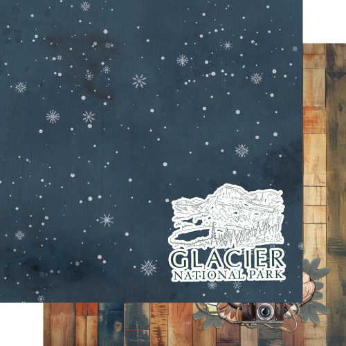 PREORDER - ships April: SSC DESIGNS National Parks 12x12 Paper: Glacier