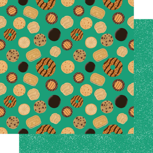 PREORDER - ships April: SSC DESIGNS Earn My Badges - Girl 12x12 Paper: Cookie Collage