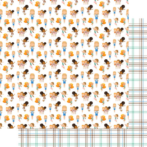 PREORDER - ships April: SSC DESIGNS Earn My Badges - Girl 12x12 Paper: Friendships