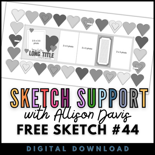 DIGITAL DOWNLOAD: Allison Davis for SG Freebies Sketch Support | Free Sketch #44