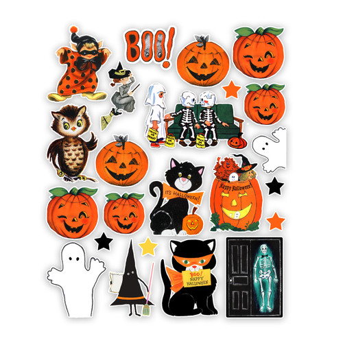 PREORDER - ships April: PRETTY LITTLE STUDIO Vintage Die-Cut Pack - Halloween