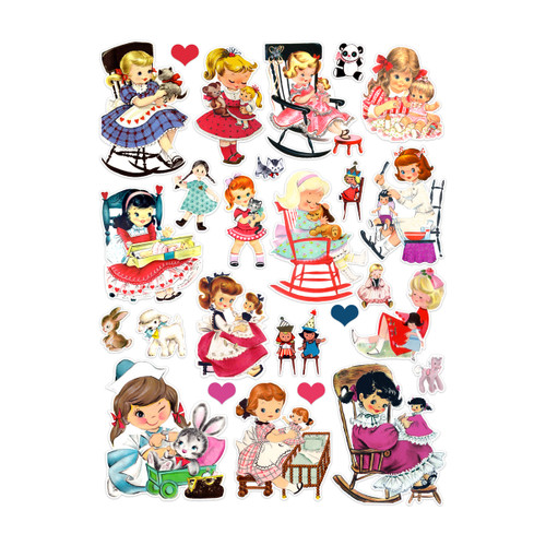 PREORDER - ships April: PRETTY LITTLE STUDIO Vintage Die-Cut Pack - My Dolly