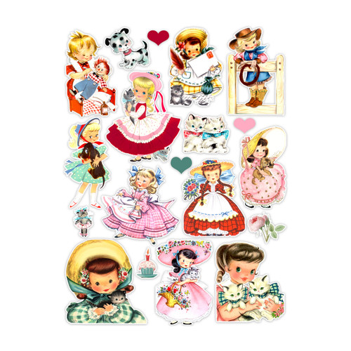 PREORDER - ships April: PRETTY LITTLE STUDIO Vintage Die-Cut Pack - Rebecca