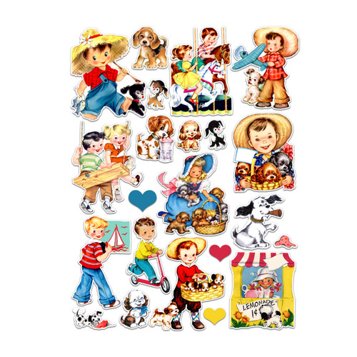 PREORDER - ships April: PRETTY LITTLE STUDIO Vintage Die-Cut Pack - Lemonade