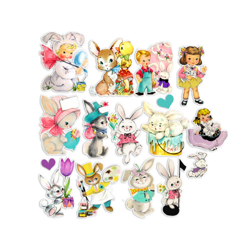 PREORDER - ships April: PRETTY LITTLE STUDIO Vintage Die-Cut Pack - Honey Bunny