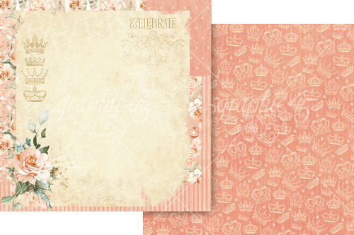 GRAPHIC 45 Always & Forever 12x12 Paper: Light Layout