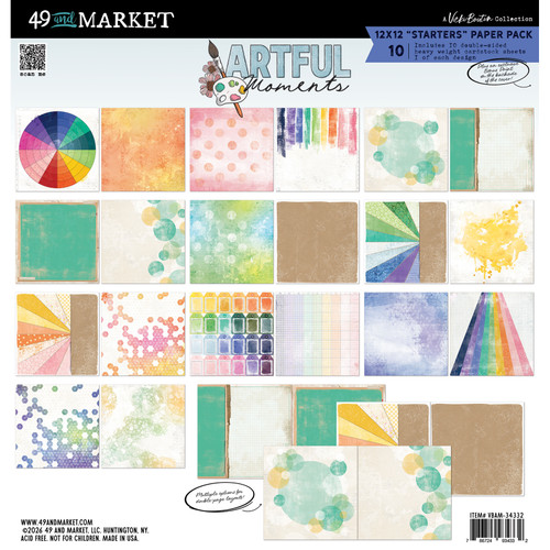 PREORDER - ships mid-March: 49 AND MARKET 12x12 Collection Pack: Artful Moments Starters