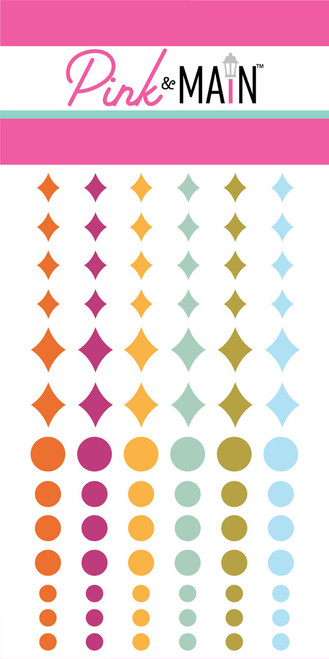 PINK & MAIN Enamel Glitter Shapes: The Bright Side