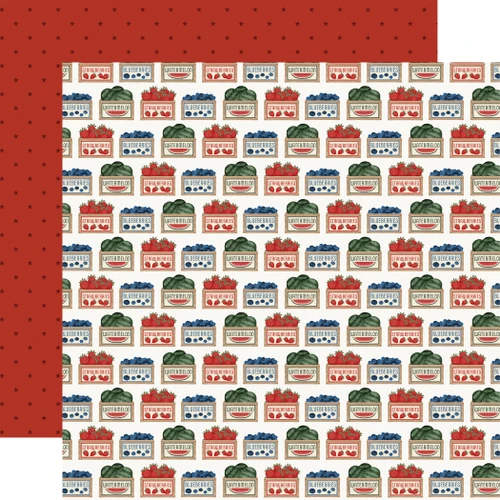 CARTA BELLA Americana Summer 12x12 Paper: Market Fruits