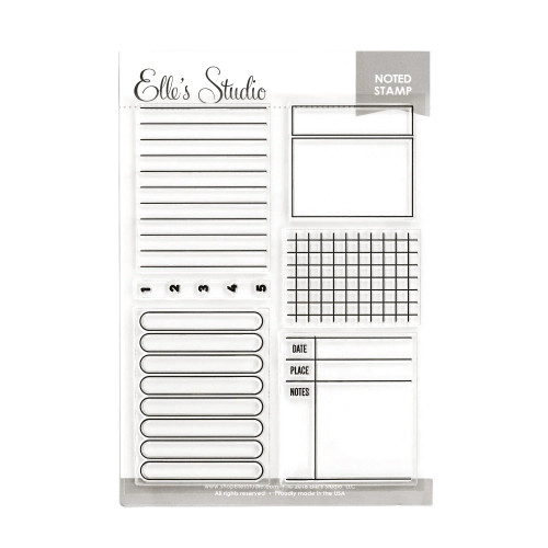 ELLE'S STUDIO Clear Stamps: General | Noted