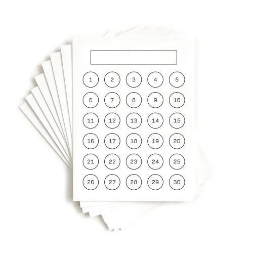 ELLE'S STUDIO 3x4 Journaling Tags: General | Habit Tracker