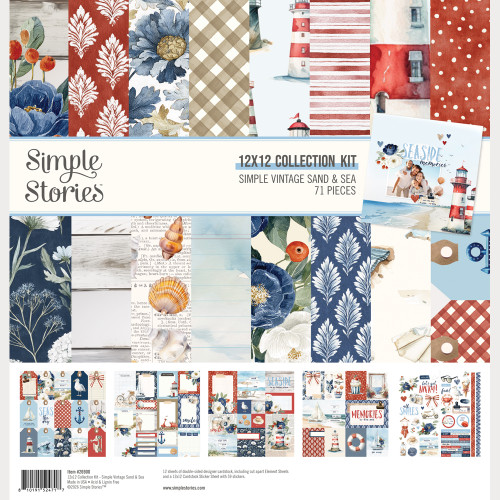 PREORDER - ships May: SIMPLE STORIES Simple Vintage Sand & Sea Collection Kit