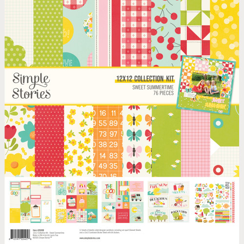 PREORDER - ships May: SIMPLE STORIES Sweet Summertime Collection Kit