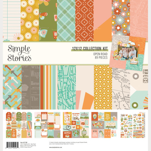 PREORDER - ships May: SIMPLE STORIES Open Road Collection Kit