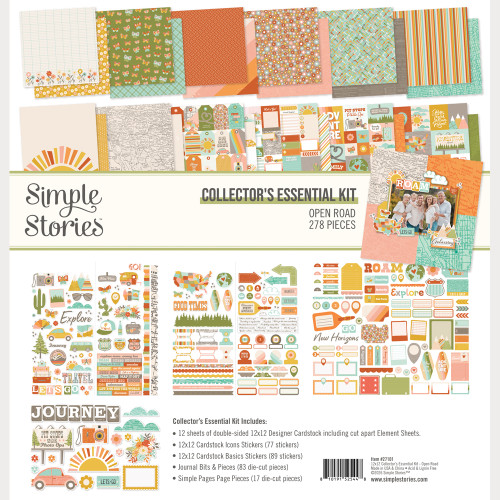 PREORDER - ships May: SIMPLE STORIES Open Road Collector's Essential Kit