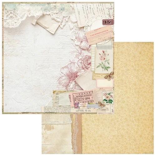 49 AND MARKET 12x12 Paper: From the Garden - Rosewater