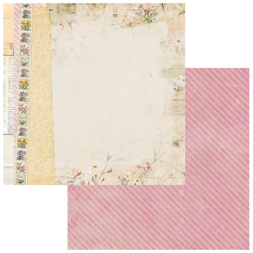 49 AND MARKET 12x12 Paper: From the Garden - Sweat Pea