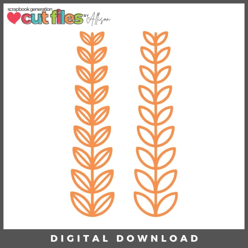 DIGITAL DOWNLOAD: Cut Files by Allison - Vines Tapered
