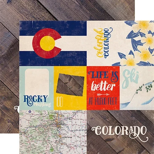 ECHO PARK Stateside 12x12 Paper: Colorado