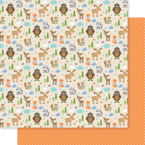 PREORDER - ships May: BELLA BLVD Adventure Awaits 12x12 Paper - Forest Friends