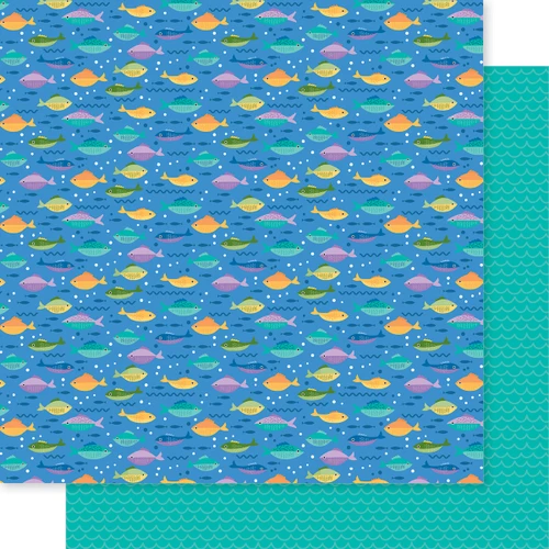 PREORDER - ships May: BELLA BLVD Adventure Awaits 12x12 Paper - Colorful Current