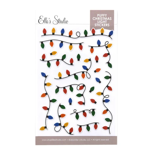 ELLE'S STUDIO Puffy Stickers: Christmas | Christmas Lights