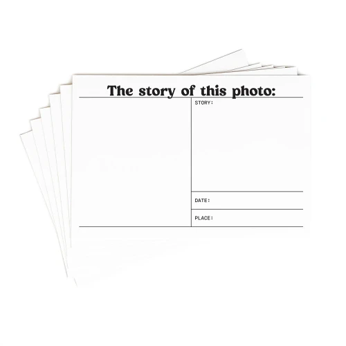 ELLE'S STUDIO 4x6 Journaling Tags: General | The Story of This Photo