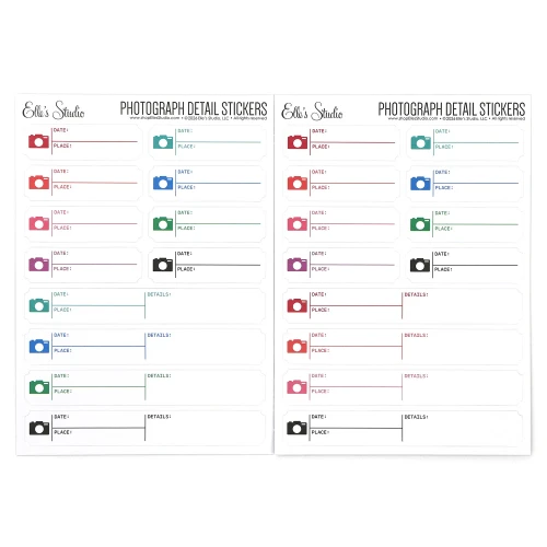 ELLE'S STUDIO Cardstock Stickers: General | Photograph Detail