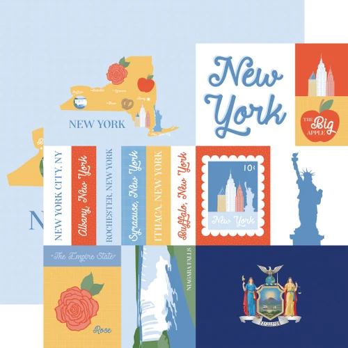 ECHO PARK Our United States 12x12 Paper: New York