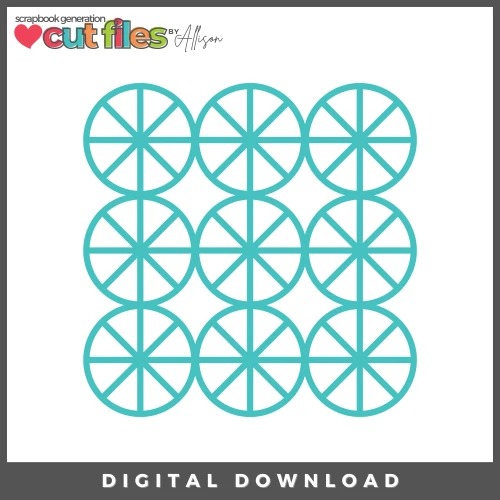 DIGITAL DOWNLOAD: Cut Files by Allison - Circle Background 1