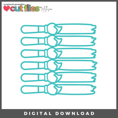 DIGITAL DOWNLOAD: Cut Files by Allison - Painting