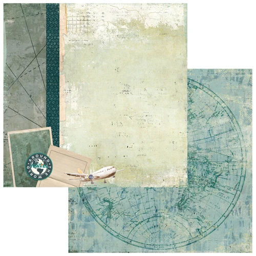 49 AND MARKET 12x12 Paper: Travel Diaries - Around the World
