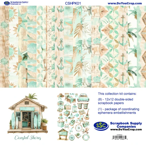 SSC DESIGNS 12x12 Collection Kit: Coastal Shores