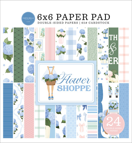 CARTA BELLA Flower Shoppe 6x6 Paper Pad