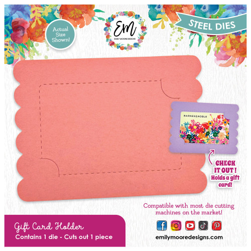 EMILY MOORE DESIGNS Die: Gift Card Holder