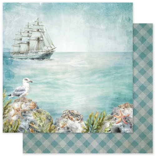 PAPER ROSE Seaside Memories 12x12 Paper: B
