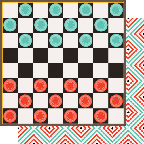 PREORDER - ships July: SSC DESIGNS Game Night 12x12 Paper: Chess Challenge