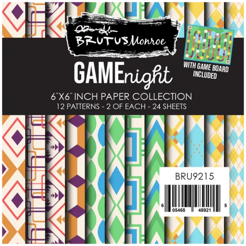 BRUTUS MONROE 6x6 Paper Pad: Game Night