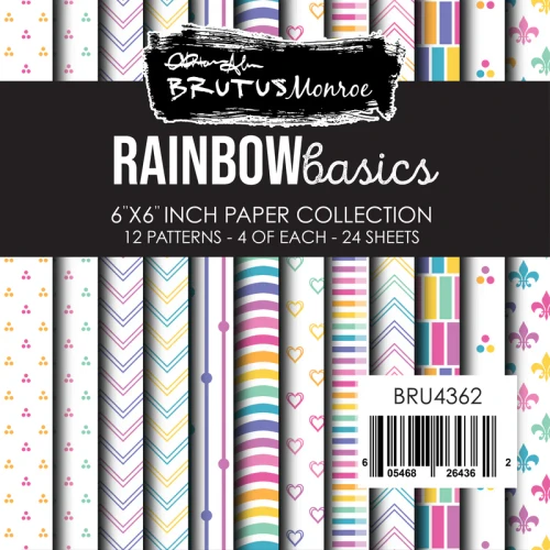 BRUTUS MONROE 6x6 Paper Pad: Rainbow Basics
