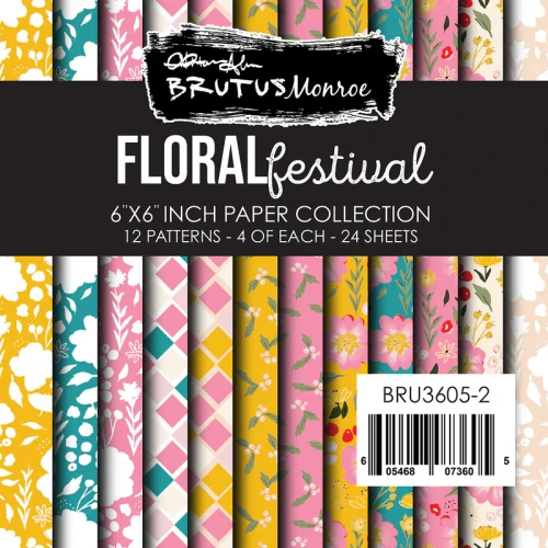 BRUTUS MONROE 6x6 Paper Pad: Floral Festival
