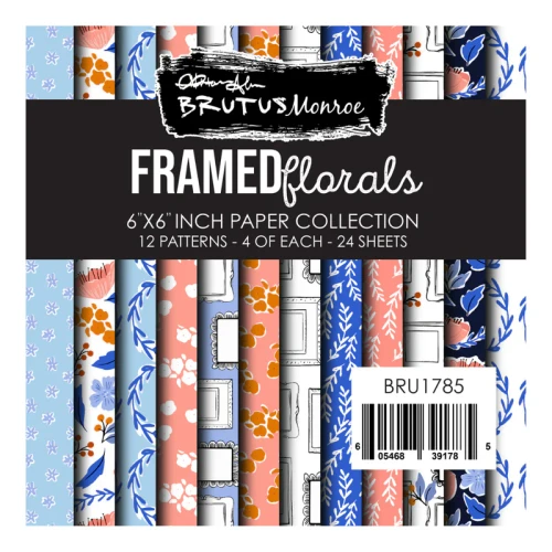 BRUTUS MONROE 6x6 Paper Pad: Framed Florals