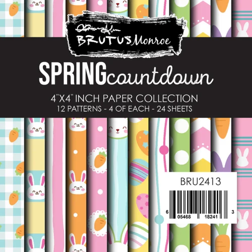 BRUTUS MONROE 6x6 Paper Pad: Spring Countdown