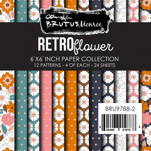 BRUTUS MONROE 6x6 Paper Pad: Retro Flower
