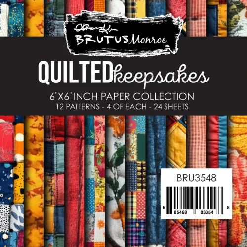 BRUTUS MONROE 6x6 Paper Pad: Quilted Keepsakes