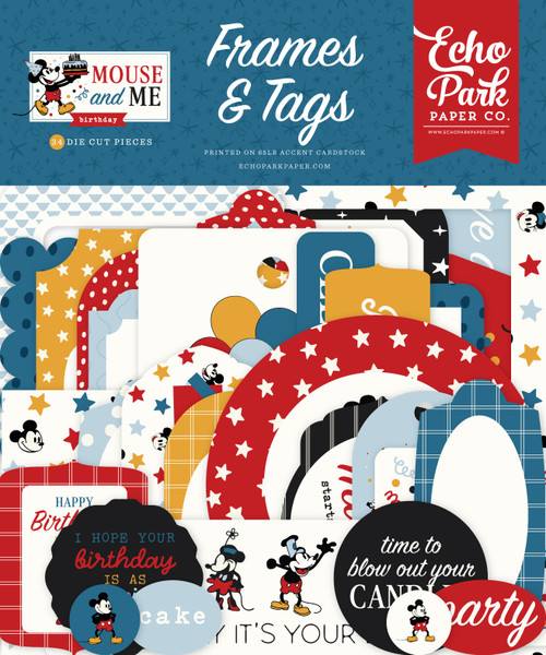 ECHO PARK Mouse and Me Birthday Frames & Tags