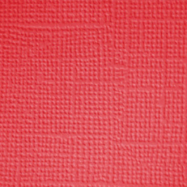 PREORDER - ships in July: DOODLEBUG DESIGNS 12x12 Textured Cardstock - Cherry (25 sheets)