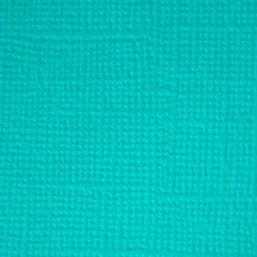 PREORDER - ships in July: DOODLEBUG DESIGNS 12x12 Textured Cardstock - Turquoise (25 sheets)